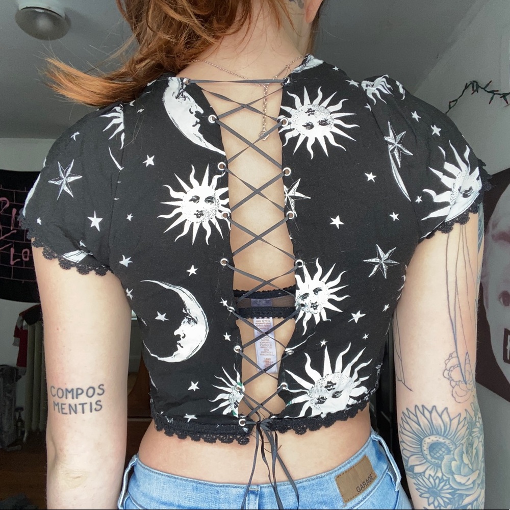 Hand crafted black top